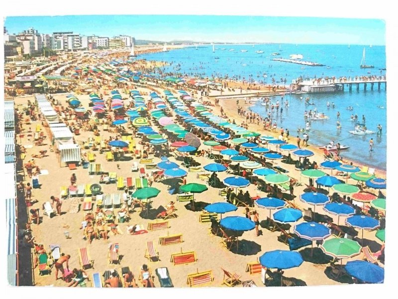 CATTOLICA. PARTICULAR OF THE BEACH