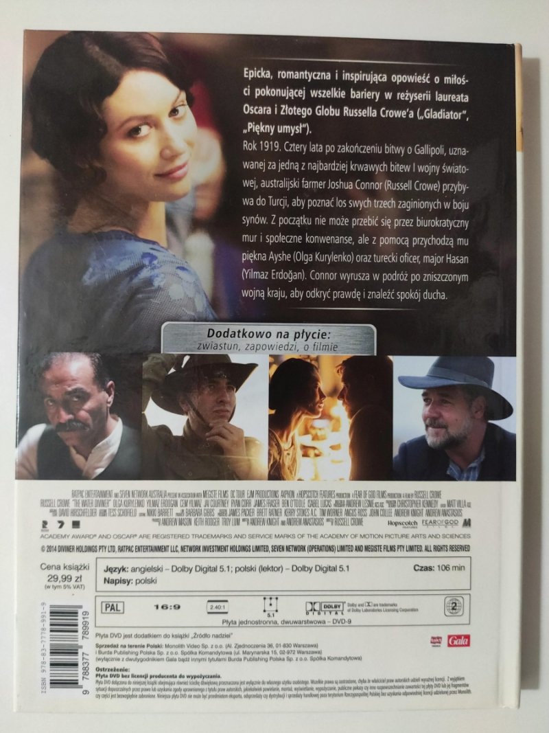 DVD. ŹRÓDŁO NADZIEI R. CROWE