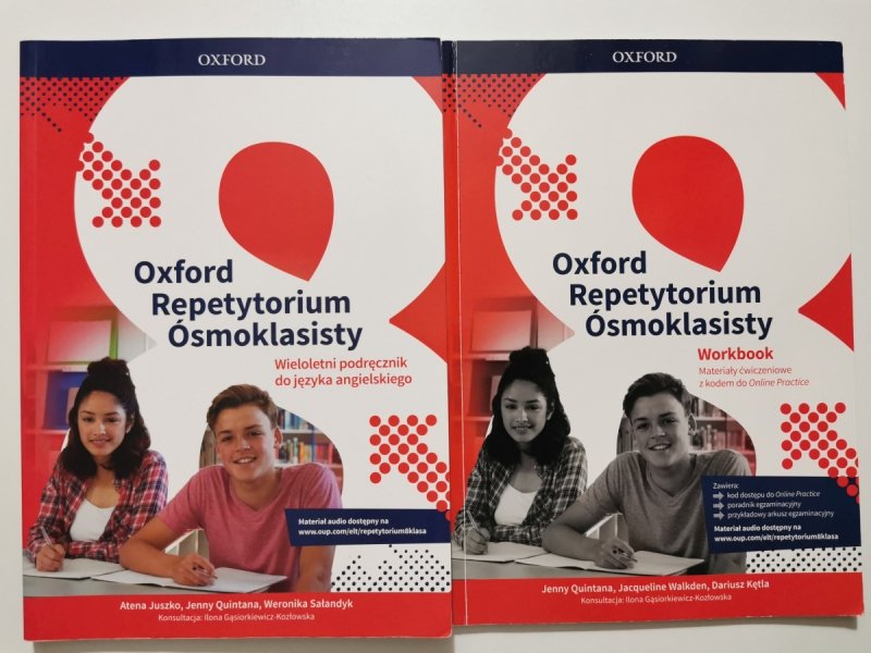OXFORD REPETYTORIUM ÓSMOKLASISTY PODRĘCZNIK I ĆWICZENIA - Atena Juszko