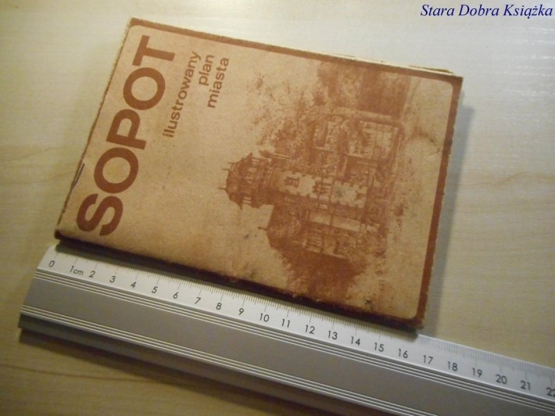 SOPOT. ILUSTROWANY PLAN MIASTA 1983