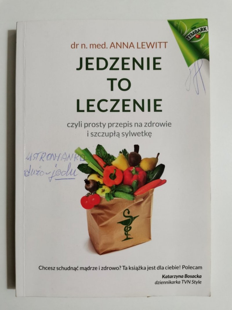 JEDZENIE TO LECZENIE - dr n. med. Anna Lewitt 2014