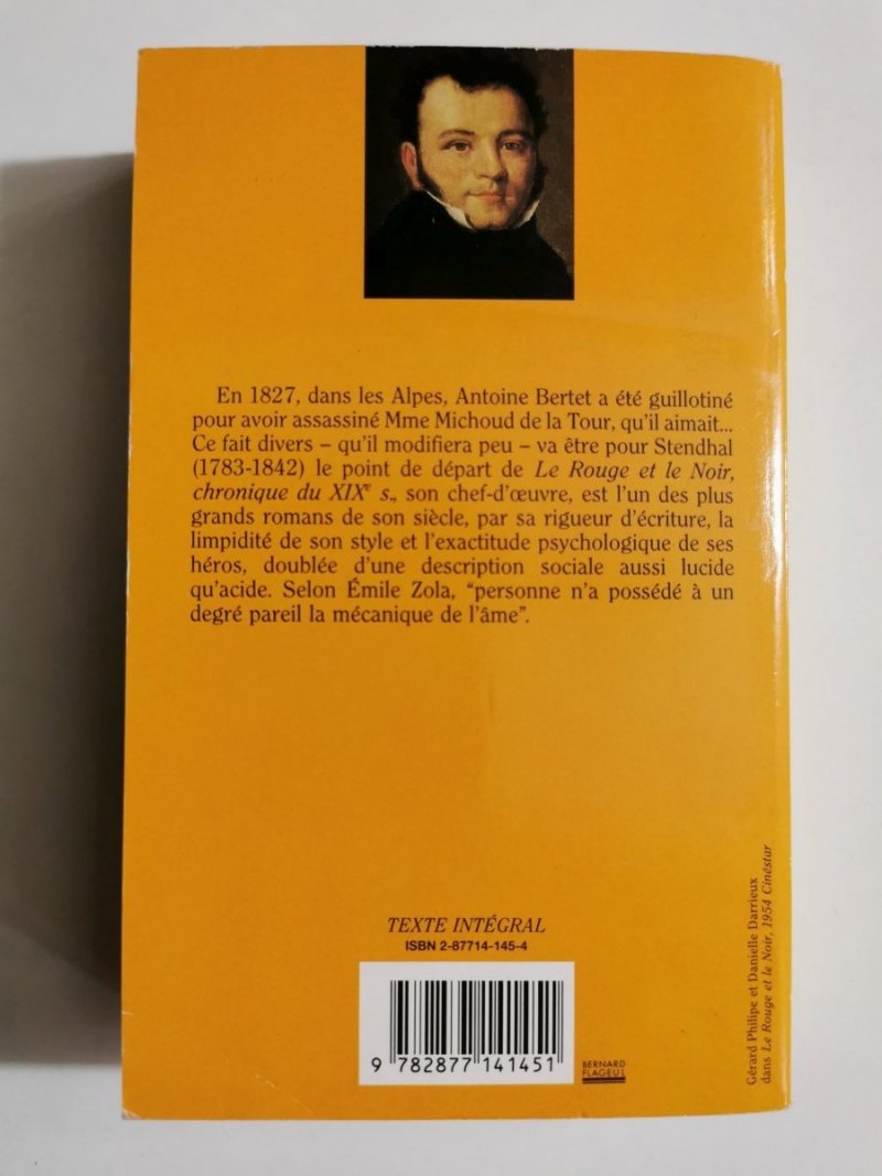 LE ROUGE ET LE NOIR - Stendhal 