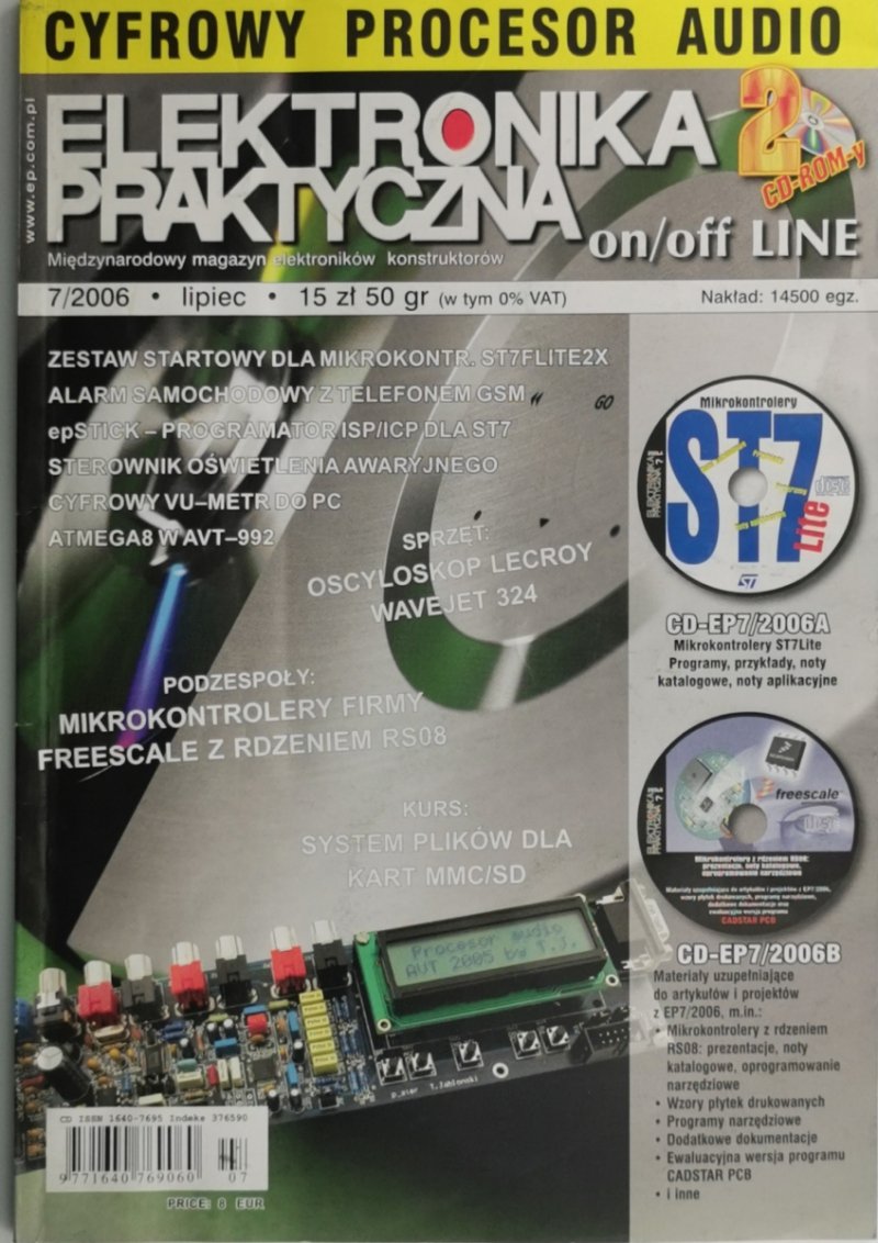 ELEKTRONIKA PRAKTYCZNA 7/2006 +2CD