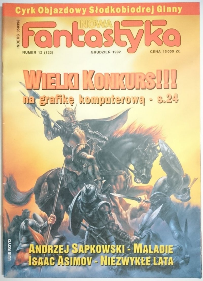 NOWA FANTASTYKA NR 12 (123) GRUDZIEŃ 1992