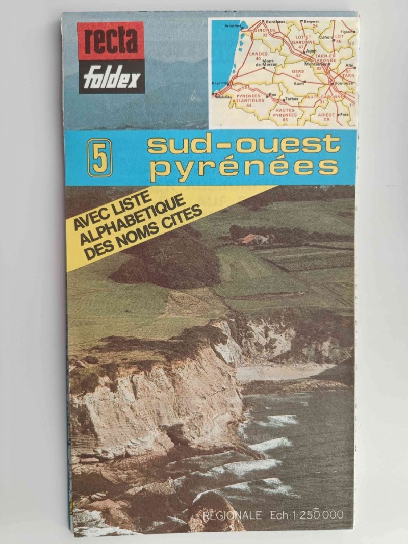SUD OUEST PYRENEES 5 1:250 000