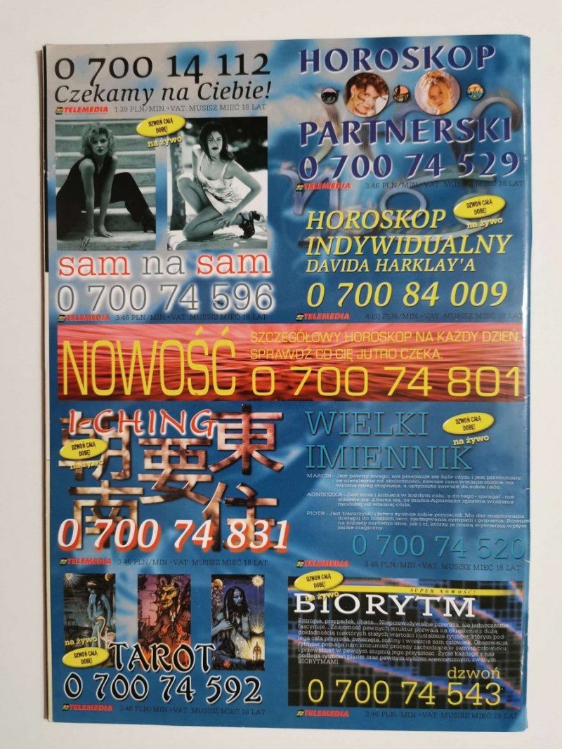 WRÓŻKA NR 11 LISTOPAD '98