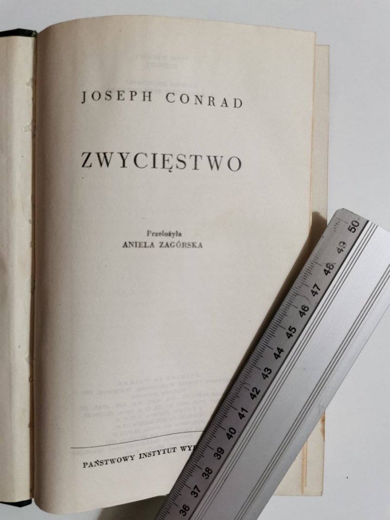 ZWYCIĘSTWO - Joseph Conrad 1957