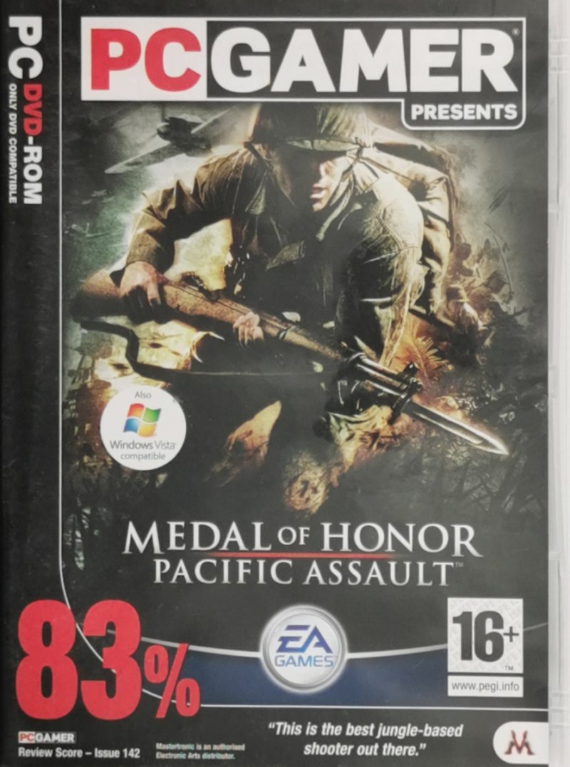 DVD. MEDAL OF HONOR PACIFIC ASSAULT