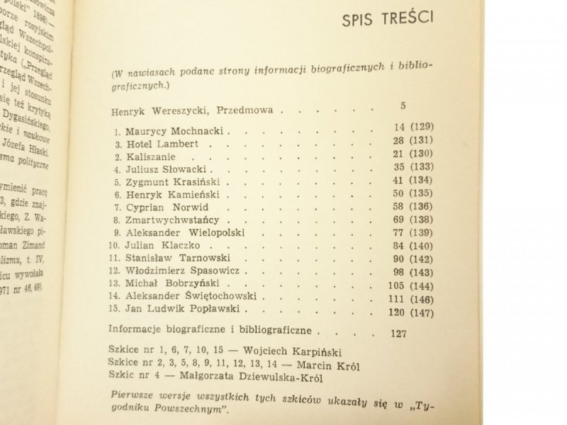 SYLWETKI POLITYCZNE XIX WIEKU - Karpiński 1974