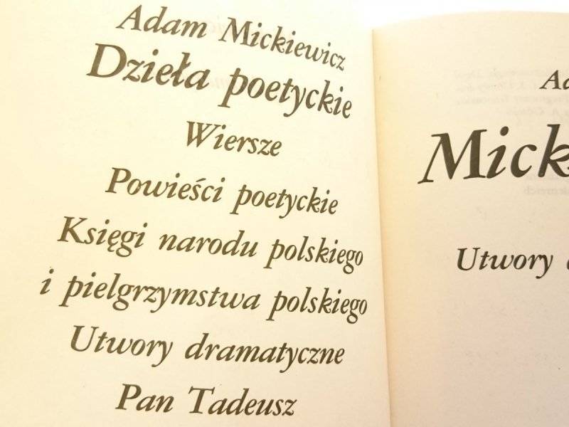 DZIEŁA POETYCKIE TOM 3 - Adam Mickiewicz 1983