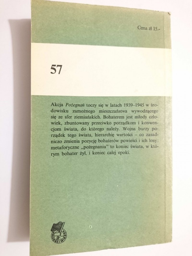 POŻEGNANIA - Stanisław Dygat 1979