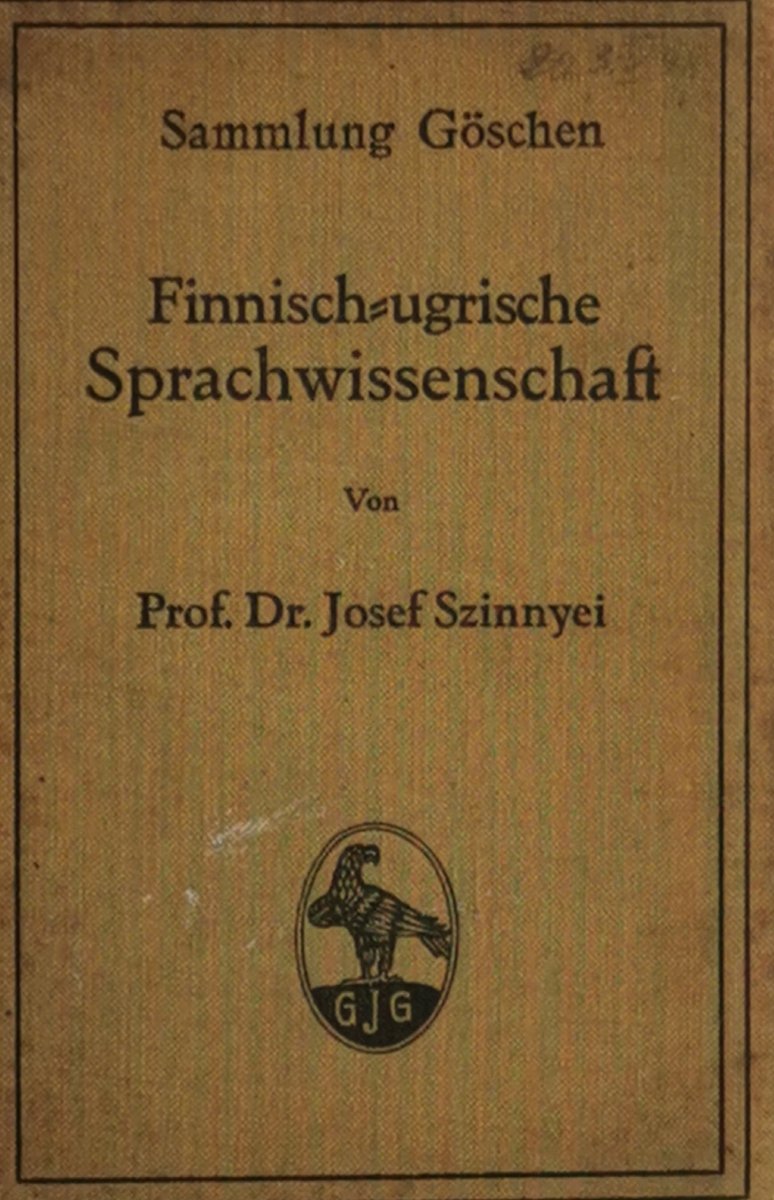 FINNISCH-UGRISCHE SPRACHWISSENSCHAFT 1910 - Sammlung Goschen