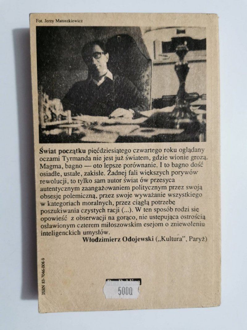 DZIENNIK 1954 - Tyrmand 1980