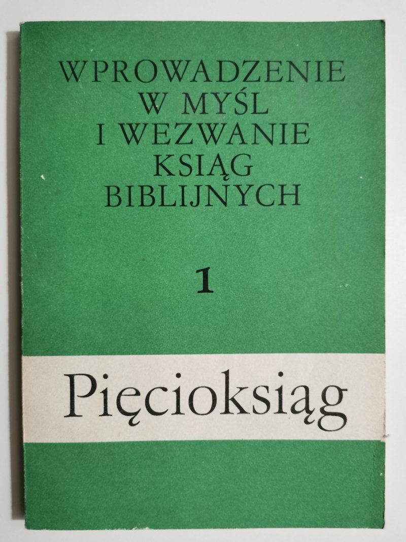 WPROWADZENIE W MYŚL I WEZWANIE KSIĄG BIBLIJNYCH 1