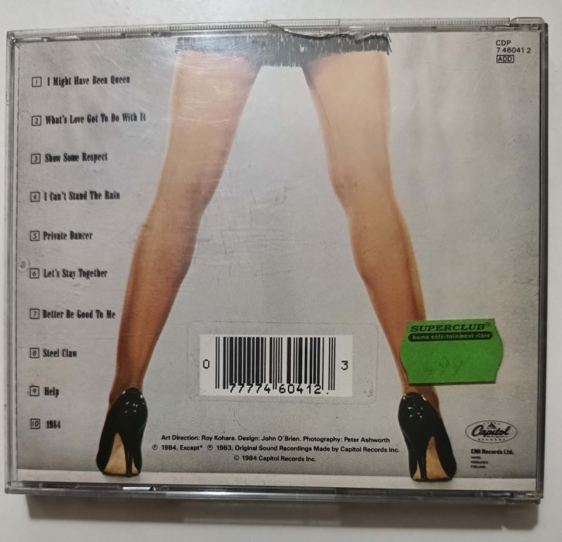 CD. TINA TURNER Private Dancer