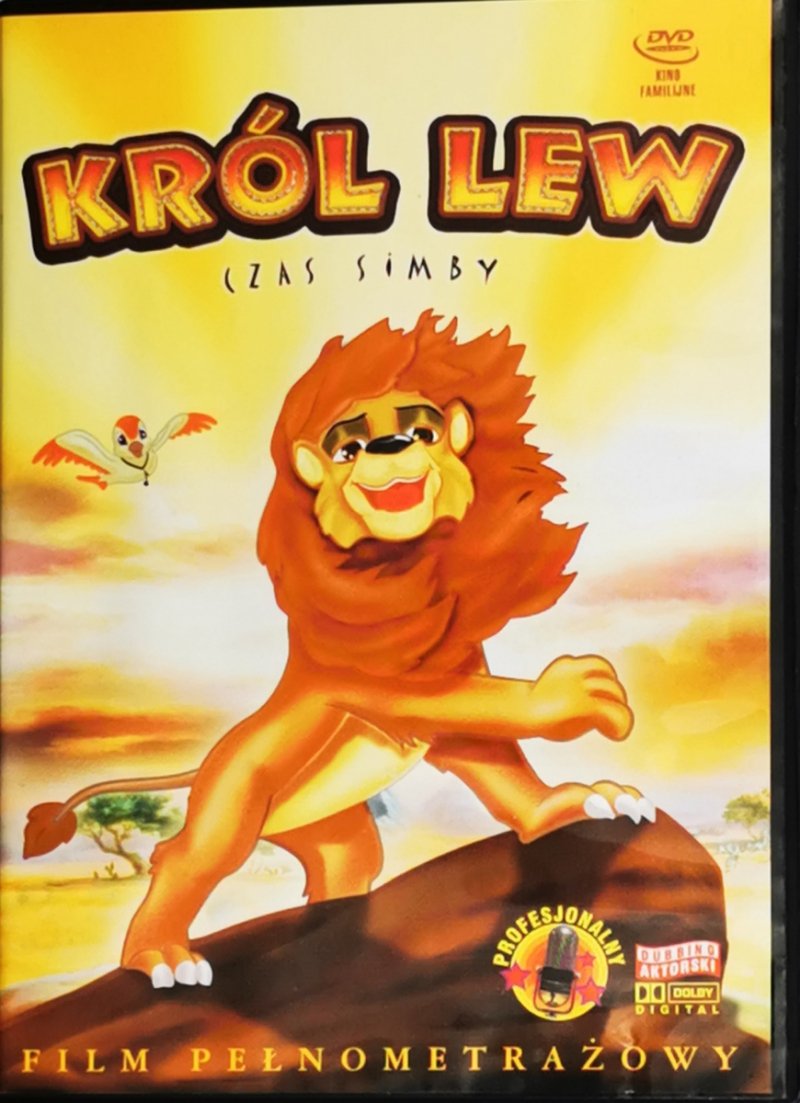 DVD. KRÓL LEW CZAS SIMBY