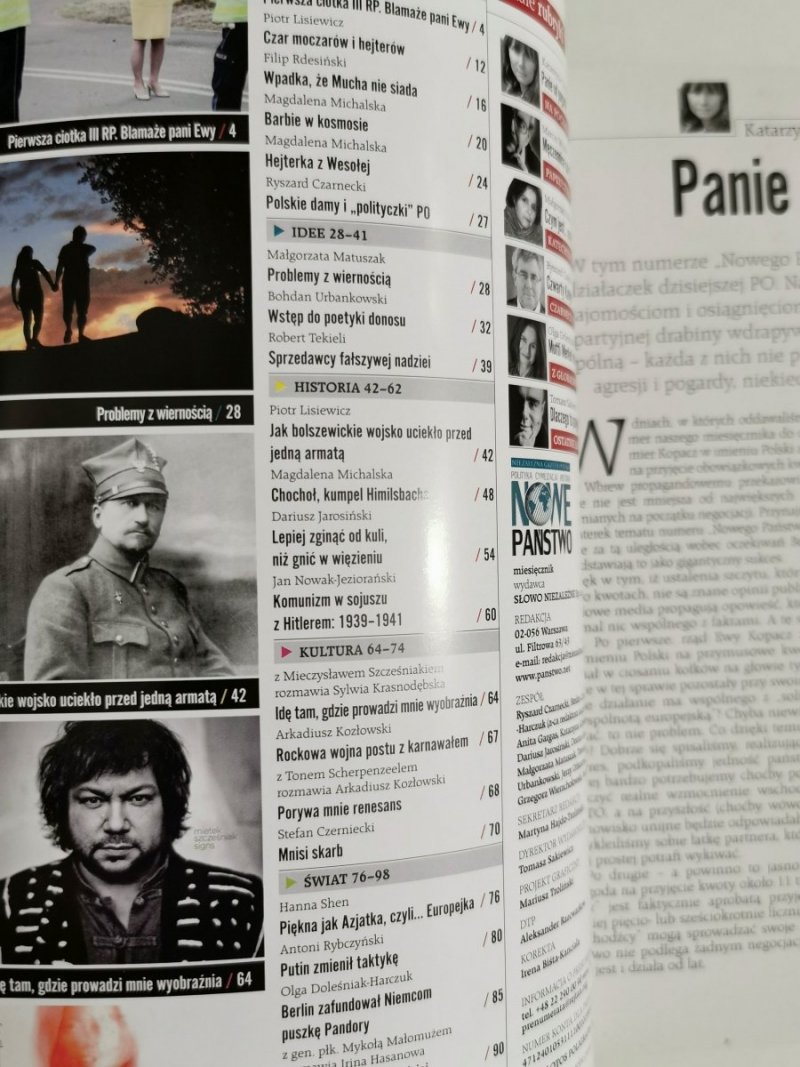 NIEZALEŻNA GAZETA POLSKA NOWE PAŃSTWO 10/2015