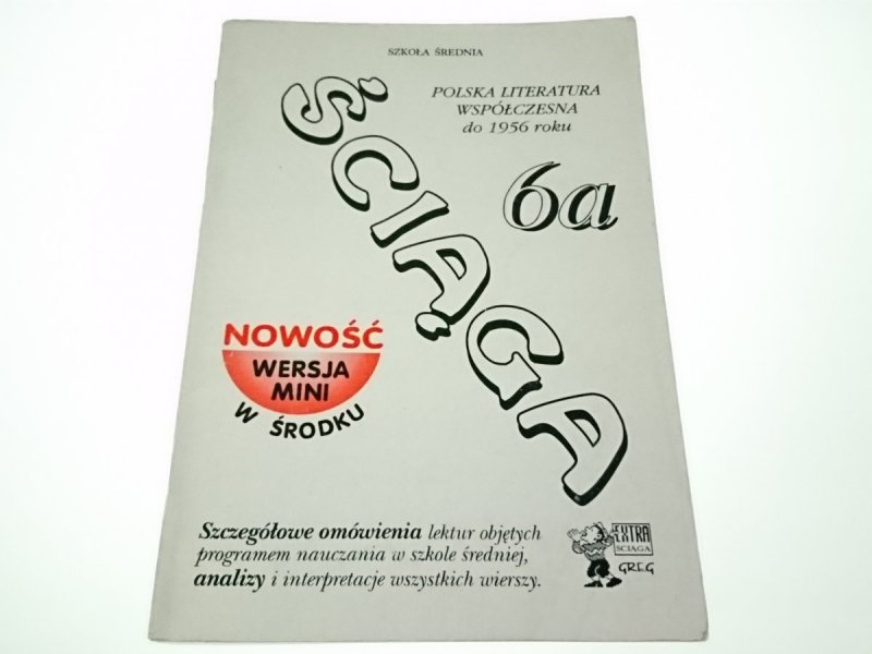 ŚCIĄGA 6a POLSKA LITERATURA WSPÓŁCZESNA DO 1956 ROKU