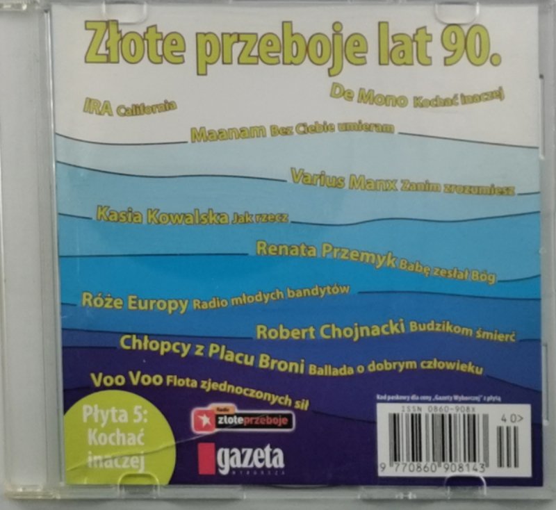 CD. ZŁOTE PRZEBOJE LAT 90.