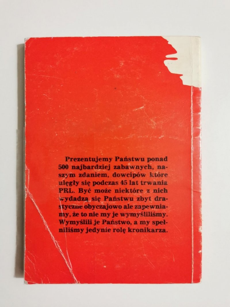 500 NAJLEPSZYCH POLSKIC DOWCIPÓW - red. Wanda Blicharska 1991