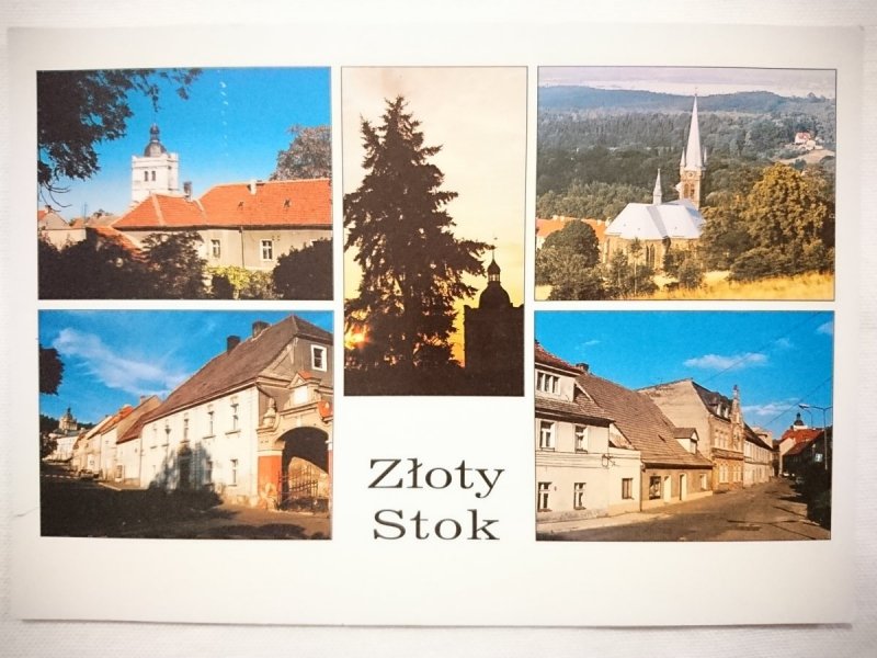 ZŁOTY STOK. MENNICA, WIEŻA DAWNEGO KOŚCIOŁA EWANGELICKIEGO I INNE