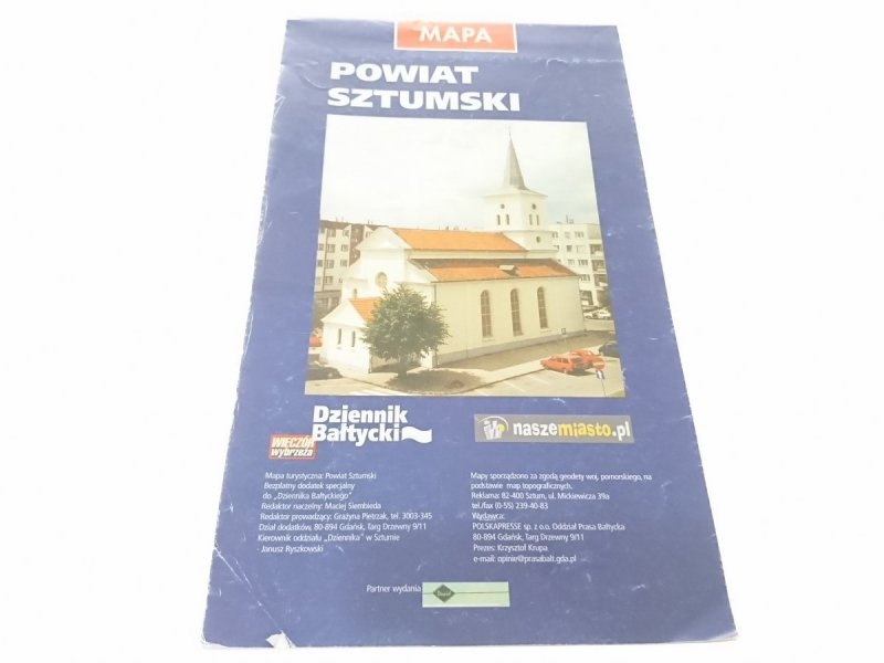 MAPA. POWIAT SZTUMSKI 1: 110 000