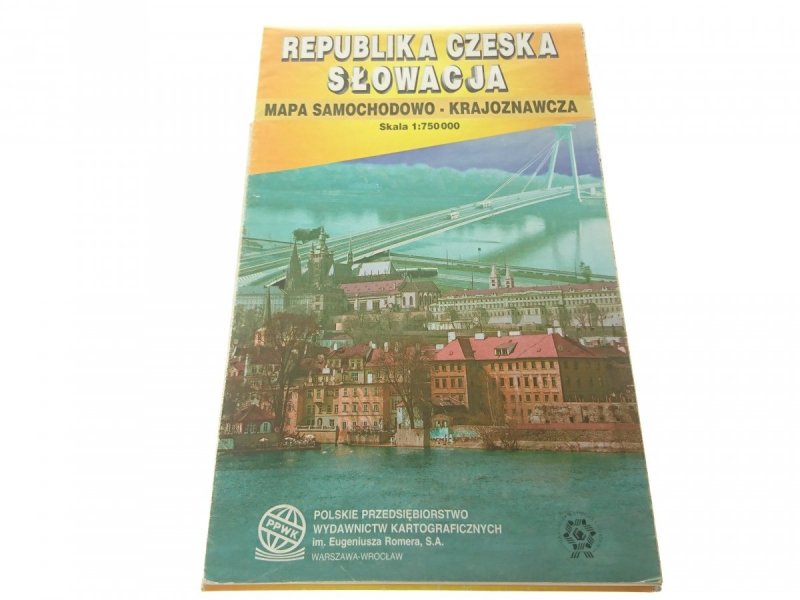 REPUBLIKA CZESKA SŁOWACJA. MAPA SAMOCHODOWO...2000