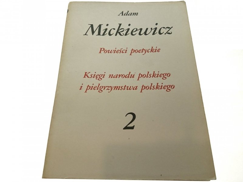 ADAM MICKIEWICZ. DZIEŁA POETYCKIE 2 1983