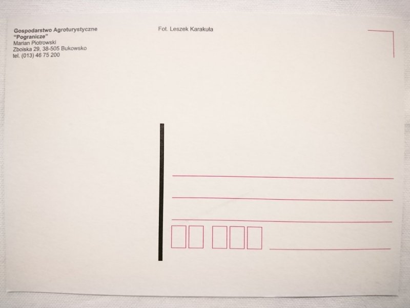ZBOISKA-POGRANICZE. AGROTURYSTYKA FOT. L. KARAKUŁA