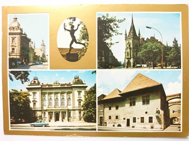 KOŚICE. UL. GEN. PETROVA, V POZADI DÓM