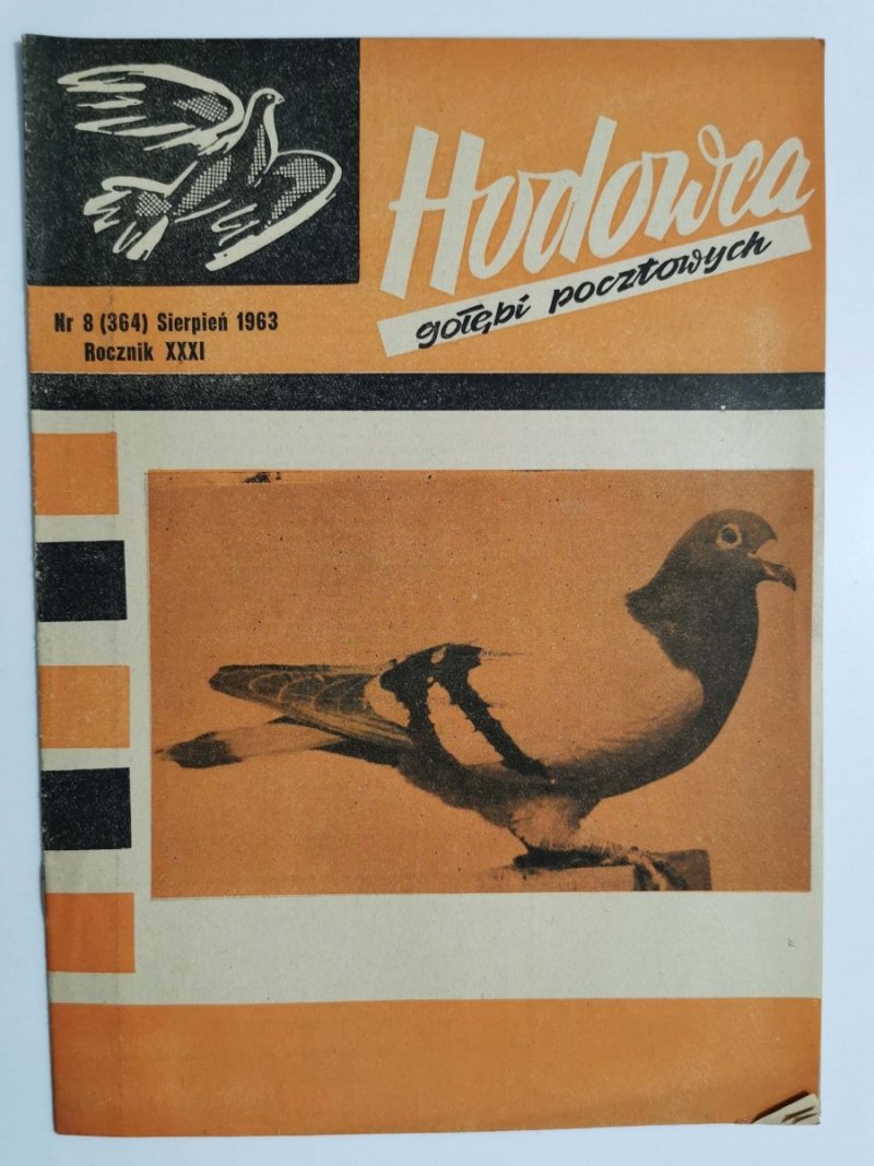 HODOWCA GOŁĘBI POCZTOWYCH NR 8 1963