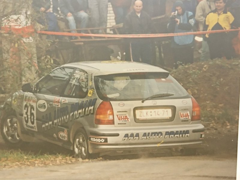 RAJD WRC 2005 ZDJĘCIE NUMER #056 HONDA CIVIC