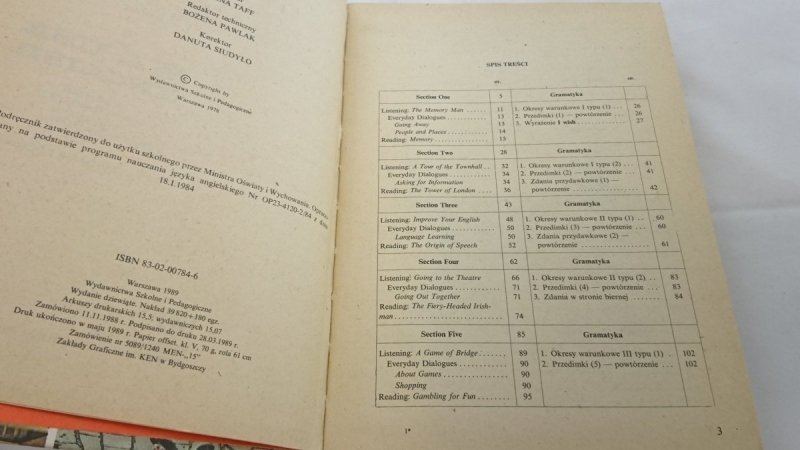 WE USE ENGLISH. PODRĘCZNIK - Janina Smólska 1989