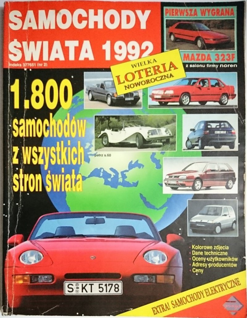 SAMOCHODY ŚWIATA 1992