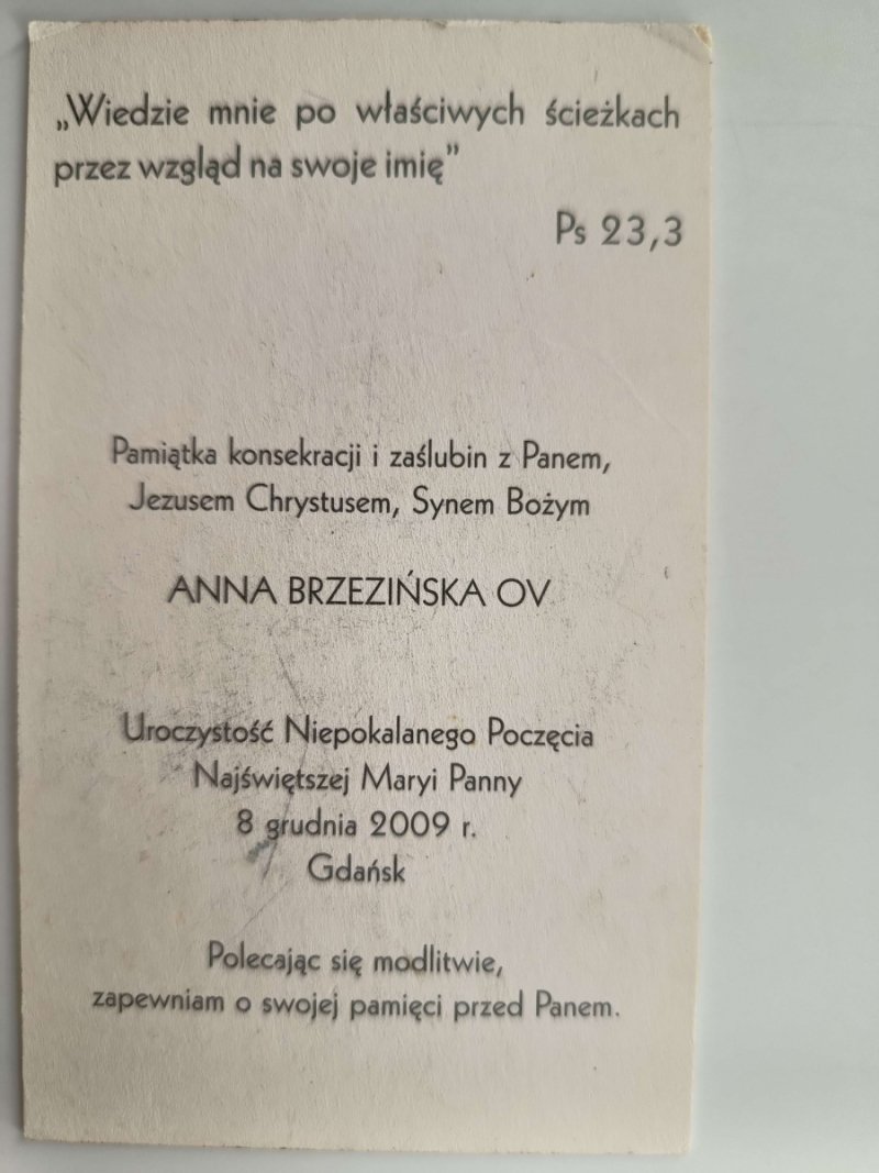 ANNA BRZEZIŃSKA OV KRZYŻ
