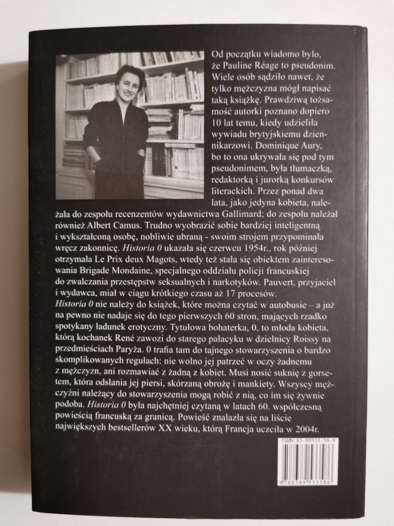 HISTORIA O - Pauline Reage 