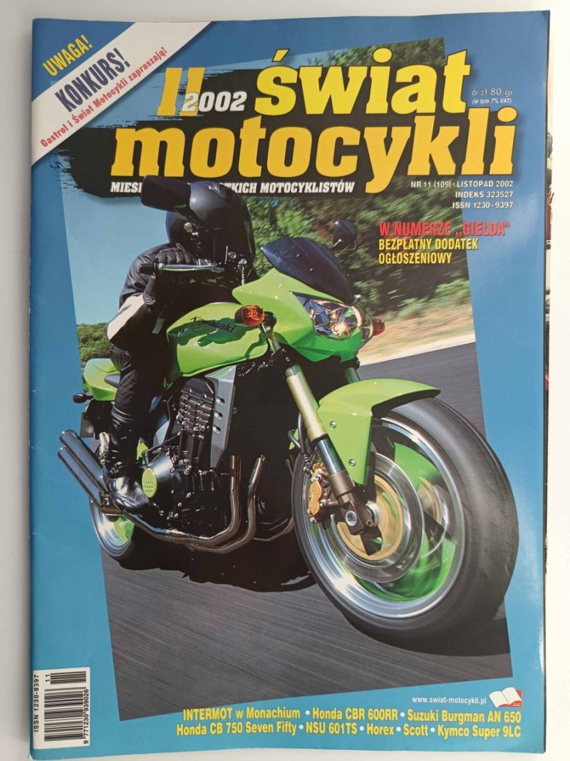 ŚWIAT MOTOCYKLI NR (109) 11/2002