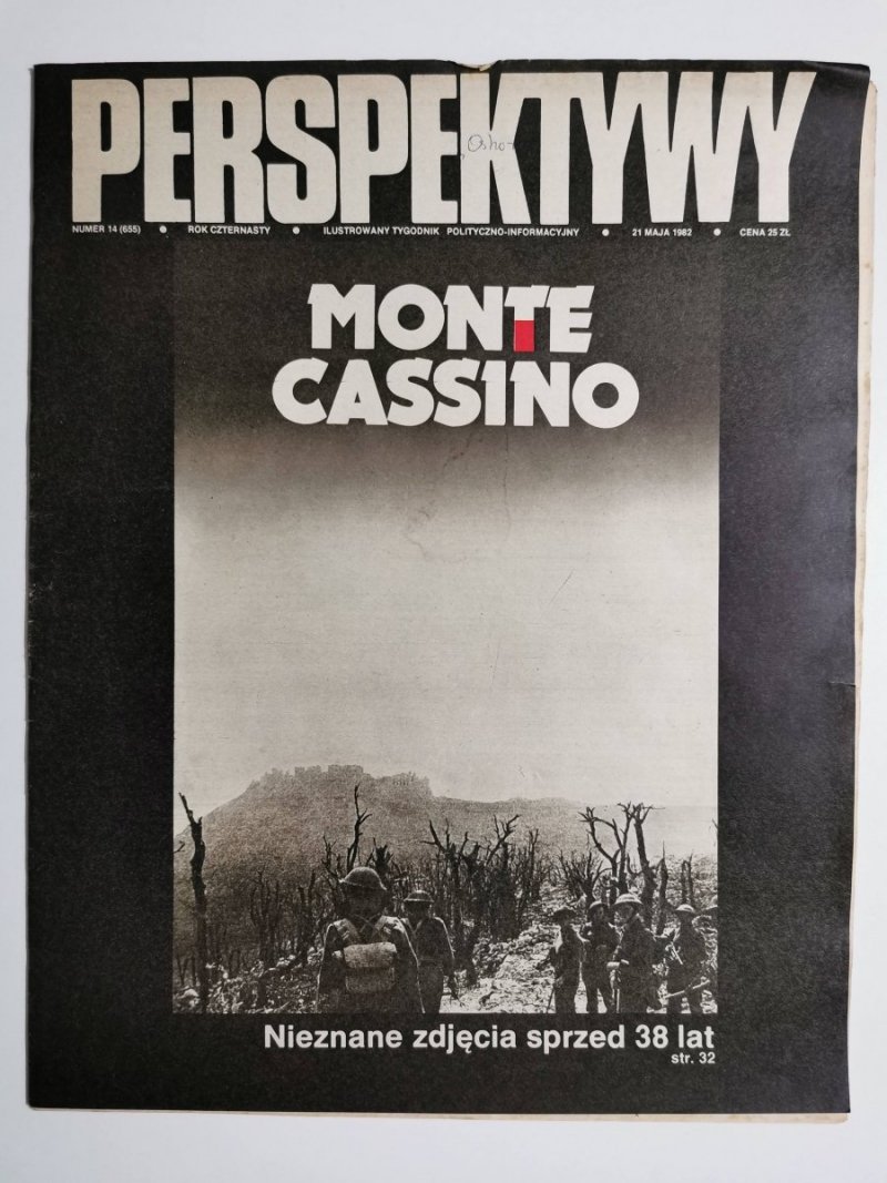 PERSPEKTYWY NUMER 14 (655) 21 MAJA 1982 MONTE CASSINO 