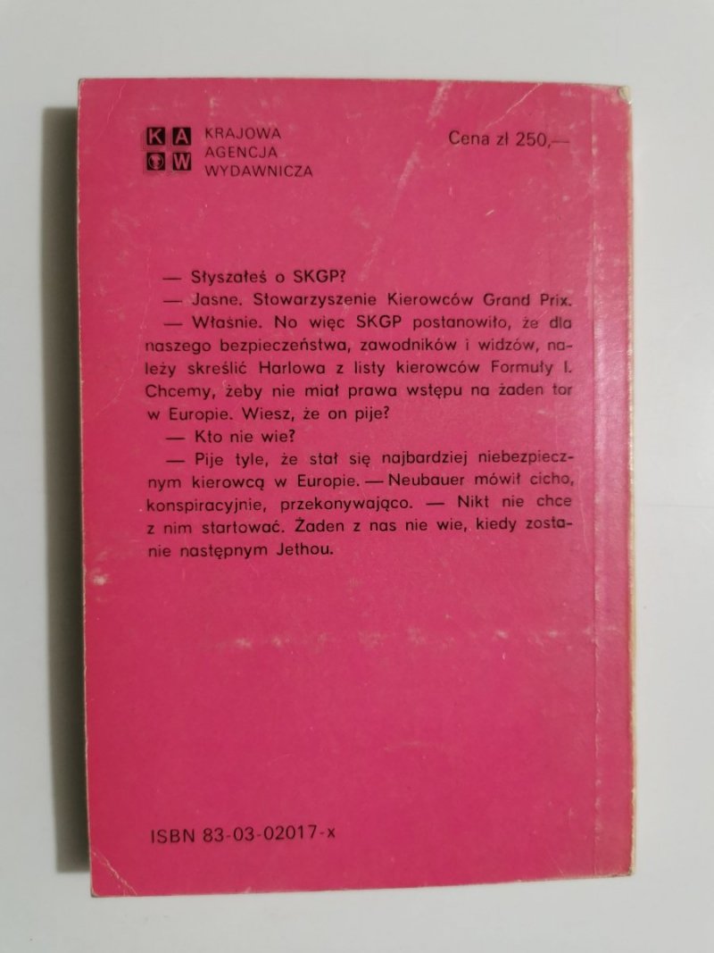 JEDYNYM WYJŚCIEM JEST ŚMIERĆ - Alistair MacLean 1988