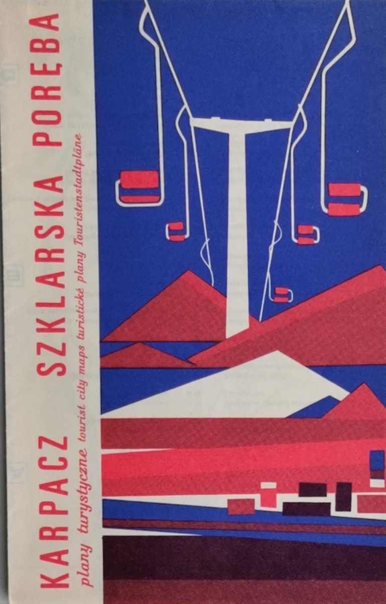 KARPACZ SZKLARSKA PORĘBA PLAN TURYSTYCZNY 1989