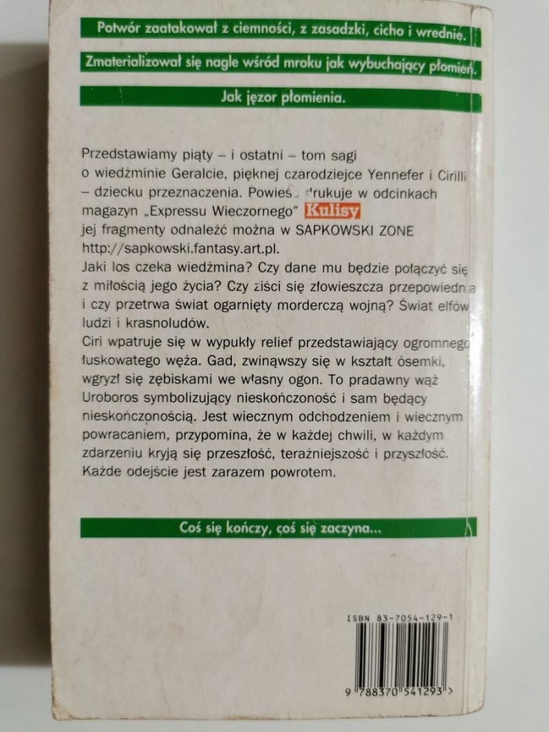 WIEDŹMIN. PANI JEZIORA - Andrzej Sapkowski