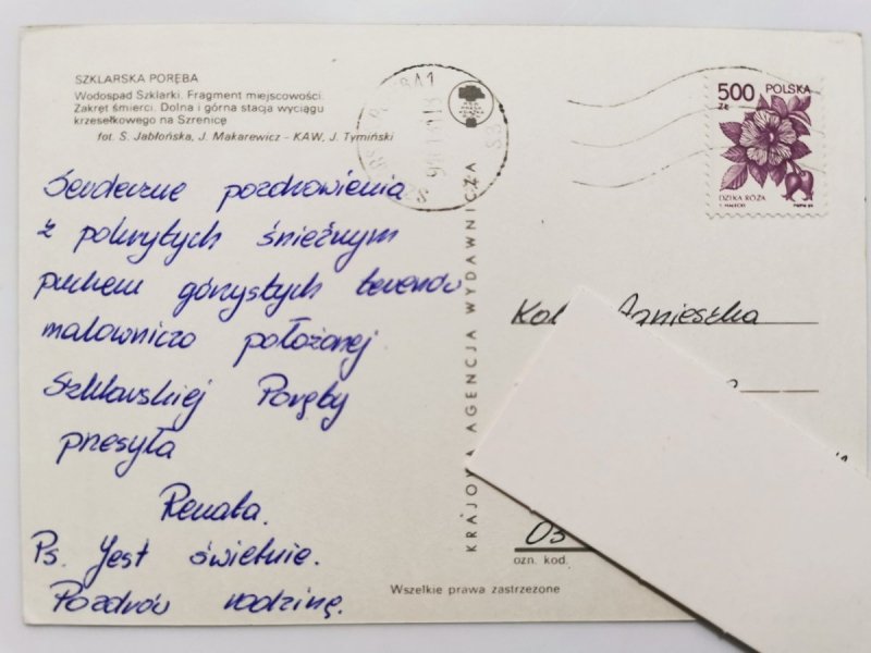 SZKLARSKA PORĘBA. WODOSPAD SZKLARKI FOT. MAKAREWICZ I INNI