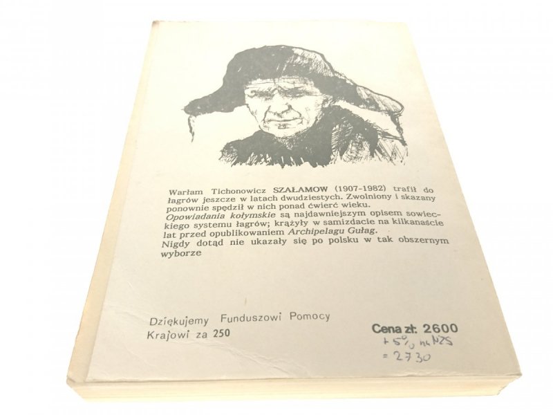 OPOWIADANIA KOŁYMSKIE - Warłam Szałamow 1987