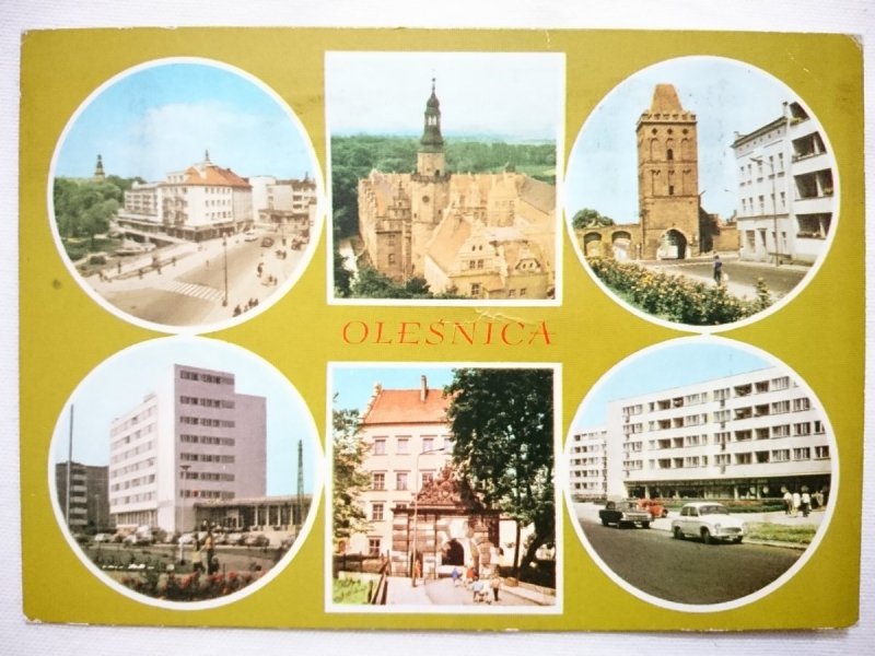 OLEŚNICA. ULICA 1 MAJA I INNE FOT. DUTKIEWICZ I INNI