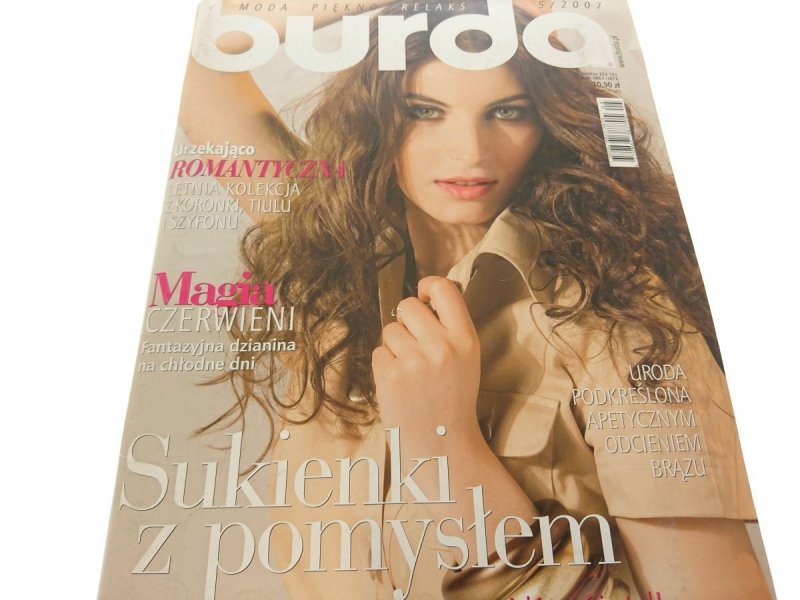 BURDA NR 5/2007 URZEKAJĄCO ROMANTYCZNA