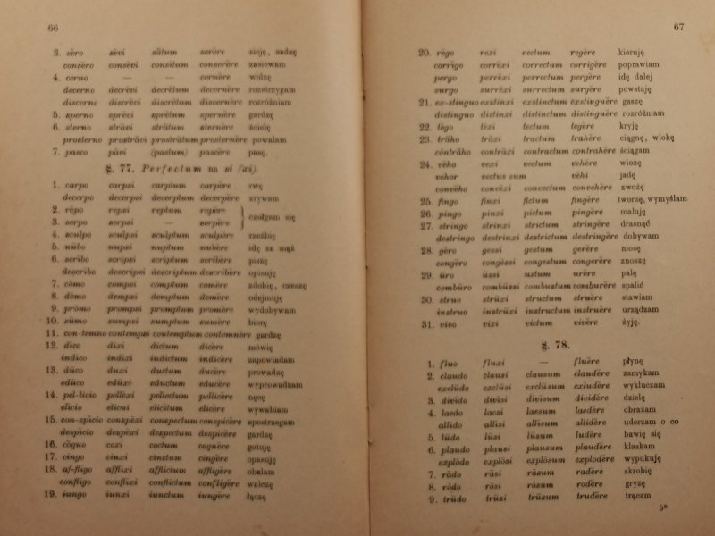 ZWIĘZŁA GRAMATYKA JĘZYKA ŁACIŃSKIEGO DLA KLASY PIERWSZEJ I DRUGIEJ – 1898R - Zygmunt Samolewicz