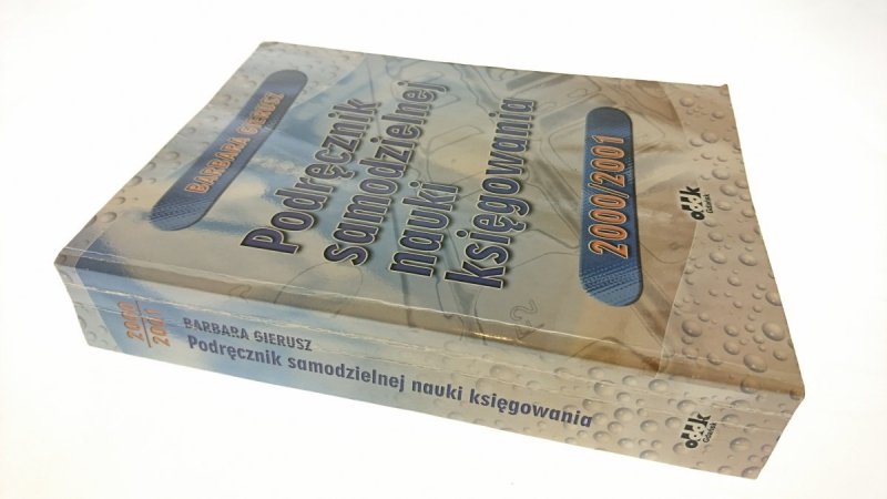 PODRĘCZNIK SAMODZIELNEJ NAUKI KSIĘGOWANIA 2000