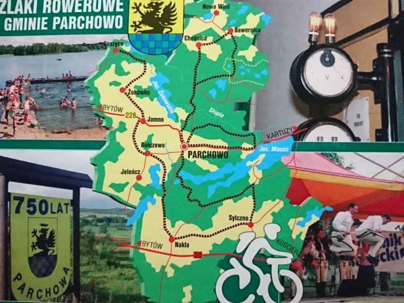 SZLAKI ROWEROWE W GMINIE PARCHOWO