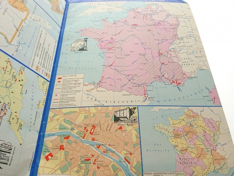 ATLAS HISTORYCZNY DLA KLASY V-VI 1998