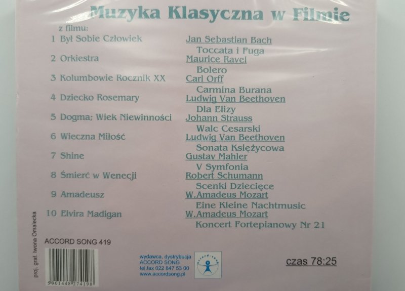 CD. MUZYKA KLASYCZNA W FILMIE